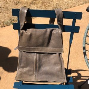 CNP Bags- Blue Grey Leather Tote Bag. Never used!